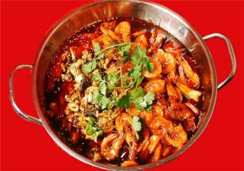 猪肚鸡香辣虾石锅鱼